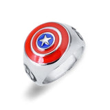 RJ Dropshipping Jewelry Avengers Rings Super Heros Series Green Lantern Aquaman Iron Man Captain America Thanos Anillos For Men