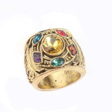 RJ Dropshipping Jewelry Avengers Rings Super Heros Series Green Lantern Aquaman Iron Man Captain America Thanos Anillos For Men