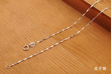 Fanqieliu 6 Style Real 925 Sterling Silver Necklaces Slim Thin Snake Chains Necklace Women Body Box Chain For Woman LS345