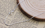 Fanqieliu 6 Style Real 925 Sterling Silver Necklaces Slim Thin Snake Chains Necklace Women Body Box Chain For Woman LS345