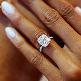 Ailend large round Cubic Zirconia ring AAA zircon silver plated ring ladies ring 2019 new girl statement ring party gift